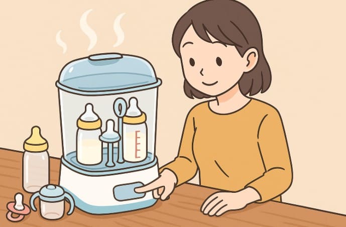 哺乳瓶など消毒できるものの一覧