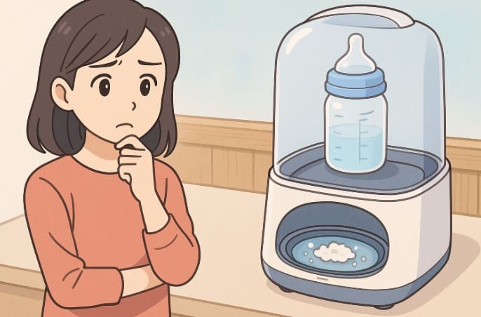 白いカルキや茶色い汚れの原因