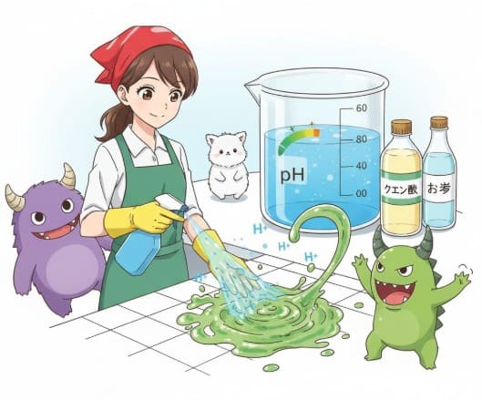 酸性タイプの洗剤とはどんなもの？