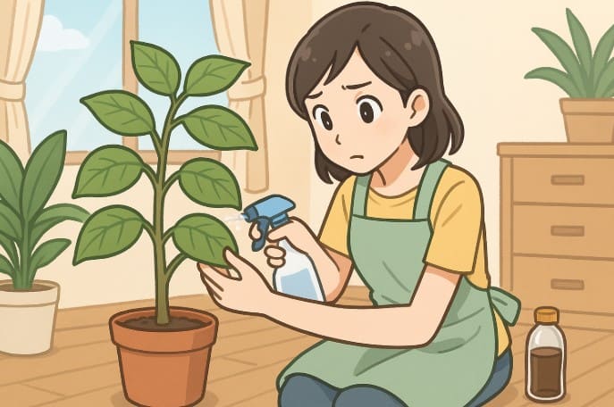 観葉植物のコナカイガラムシ対策