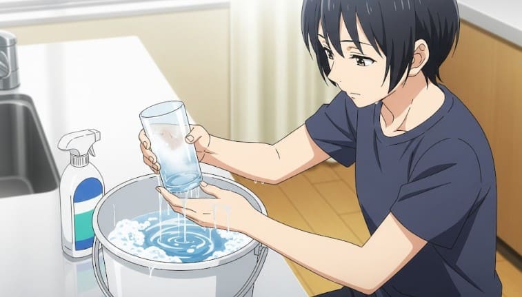 ハイター漬けでコップを漂白する手順
