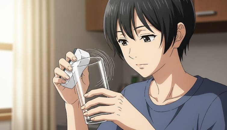 激落ちくんでこする際の注意点
