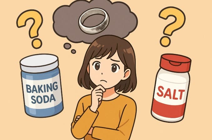 黒ずみ落としは重曹と塩どっち？