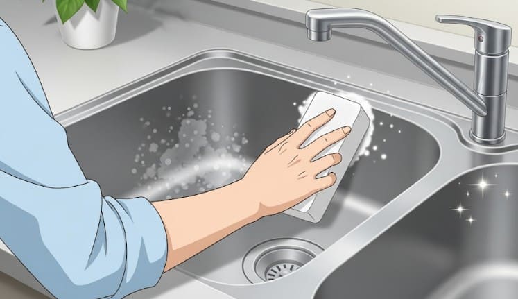 激落ちくんで水垢は落とせる？