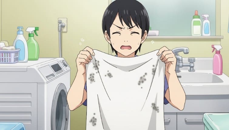 なぜタオルの黒カビが取れないのか