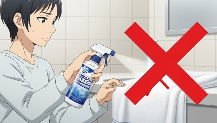 カビキラーをタオルに使うのはNG？