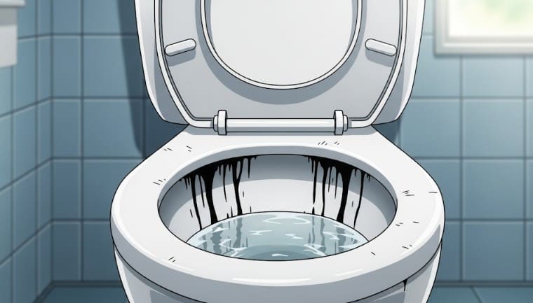 こびりついてしまった黒ずみ汚れ
