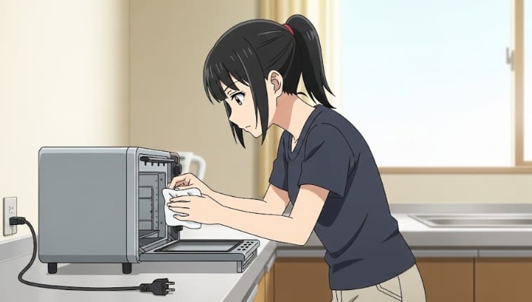オーブントースターの正しい掃除手順