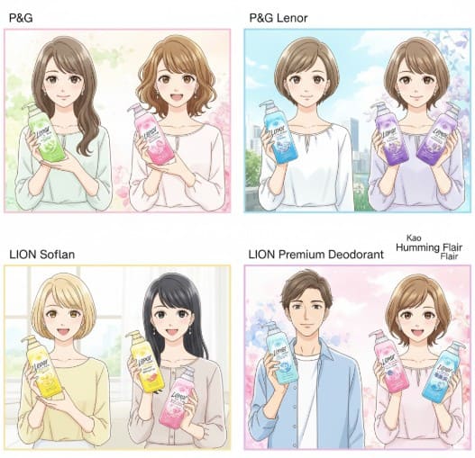 柔軟剤cmの女優【歴代】をブランド別に紹介