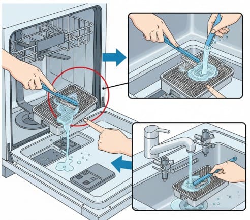 ビルトイン機種の清掃ポイント
