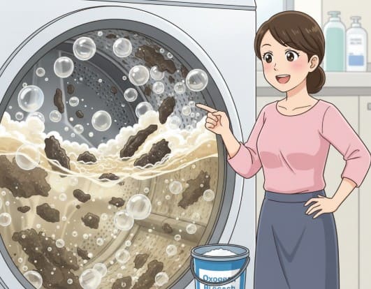 洗濯槽やカビ取りへの具体的な効果