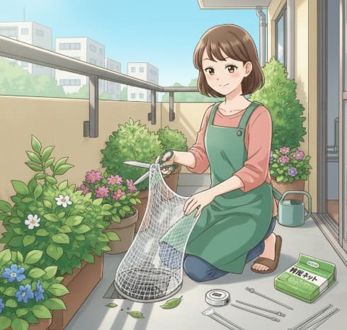 ネットを活用した簡単なゴミ対策