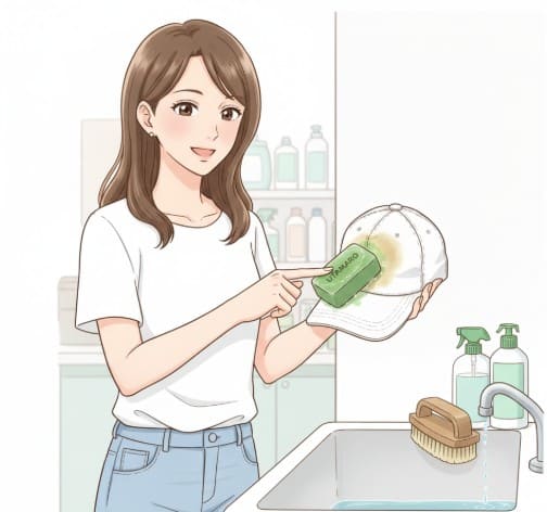 ウタマロ石けんでの汗染みの落とし方