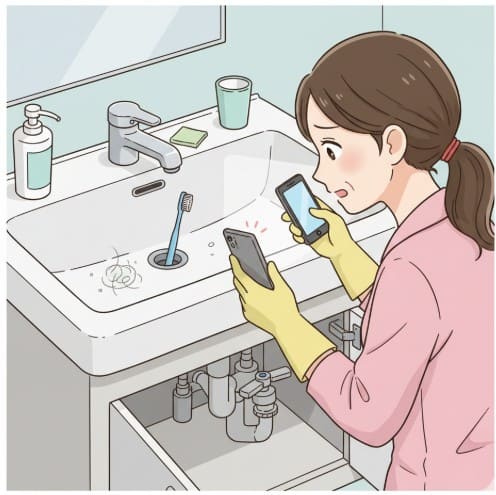 うっかり歯ブラシを落とした場合