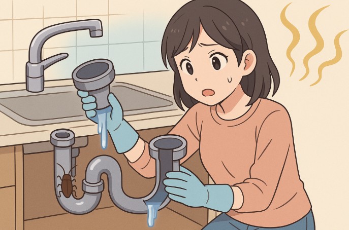 お風呂の排水溝でも詰まりは起こる