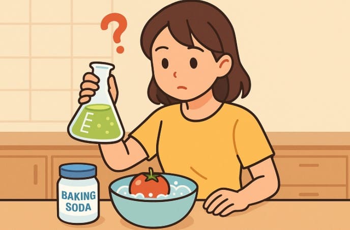 重曹の農薬除去効果はどのくらい？