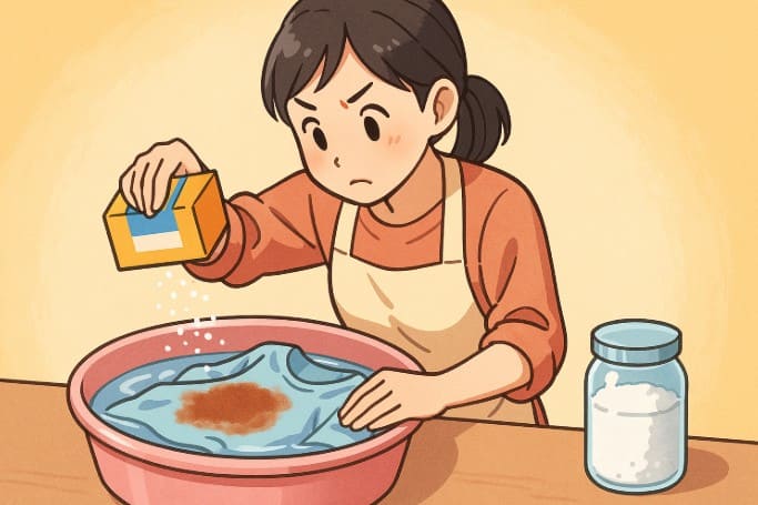 何度洗っても臭い服のつけ置き洗い方法