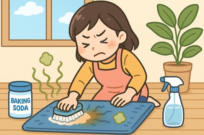 強烈な匂いを消すための重曹活用術