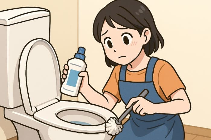 汚れが落ちない時のトイレハイター