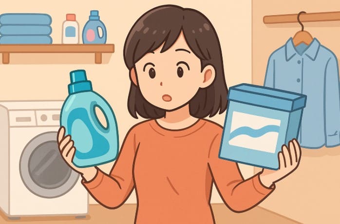 液体洗剤と粉洗剤、どちらがお得？