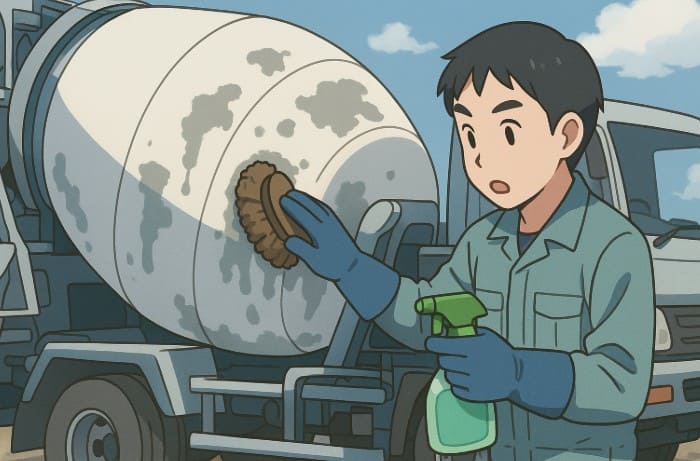 ミキサー車の洗浄にも使われるのか