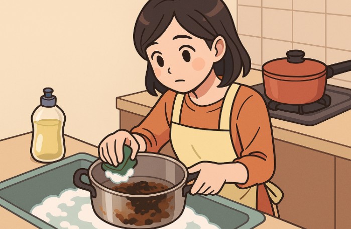 酢を使った焦げ落としの効果とは