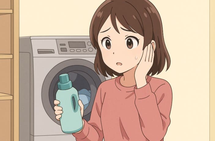 柔軟剤だけで洗ったら大丈夫?