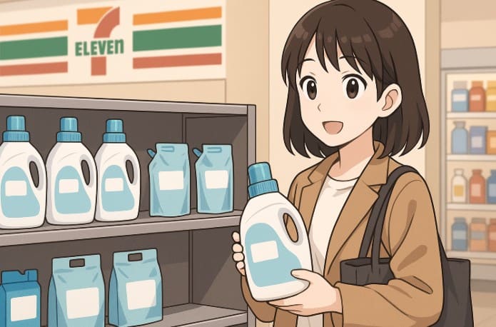 セブンイレブンで洗濯洗剤は売ってる？