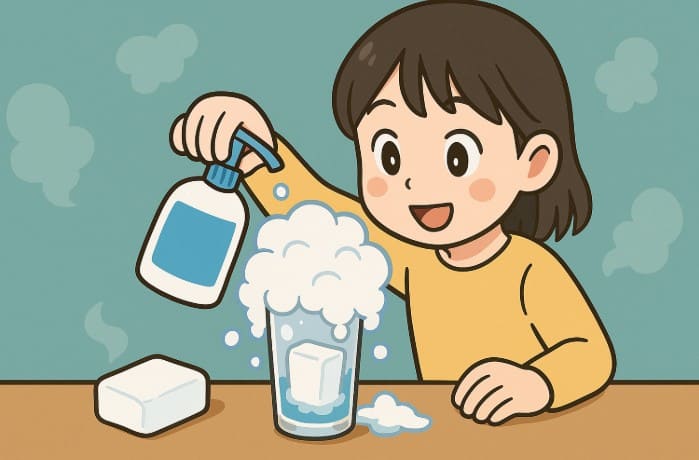 ドライアイスと洗剤の注意点と応用