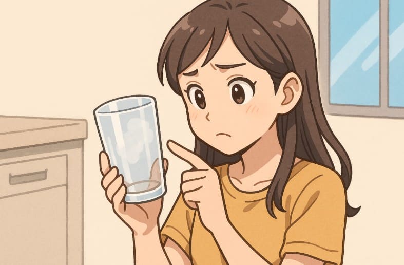 グラスが白く曇るのはなぜ？原因と対策