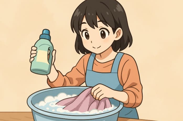 柔軟剤を使った洗濯のコツ