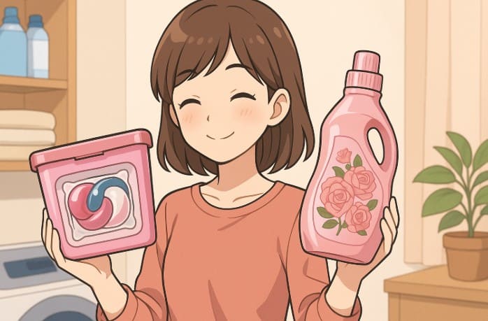 人気のボールドピンクに合う柔軟剤