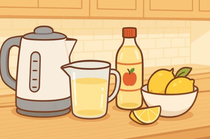 クエン酸がない時はお酢でも代用可能
