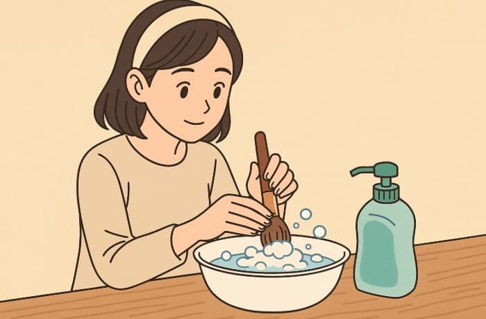 食器洗剤で洗ってもいい?