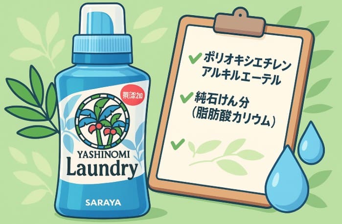 ヤシノミ洗剤の成分と特徴をチェック
