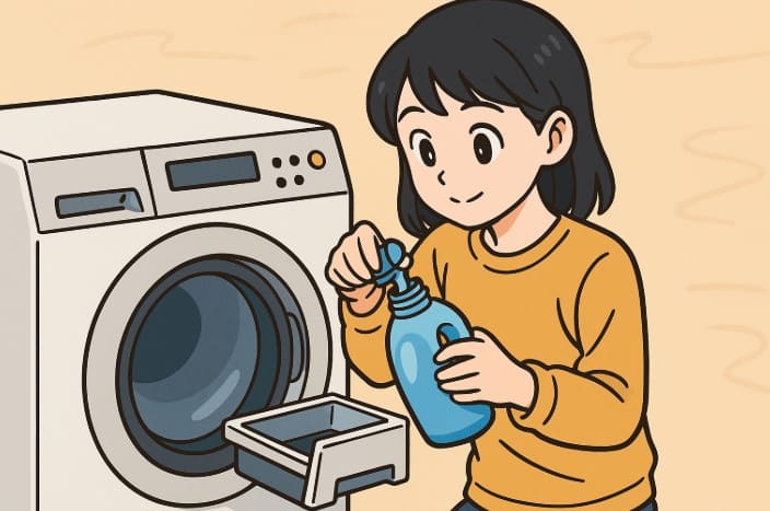 ドラム式の量の自動投入設定