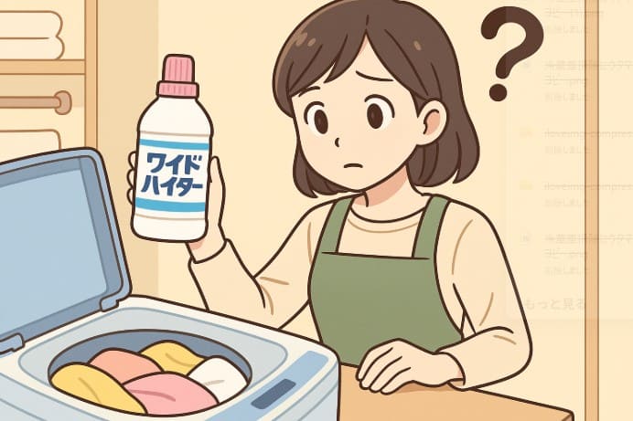 ワイドハイターだけで洗濯しても良い?