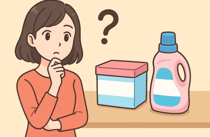 洗剤と一緒に入れる時のポイント