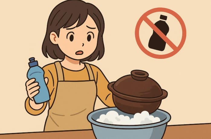 土鍋はそもそも洗剤で洗ってはいけない？