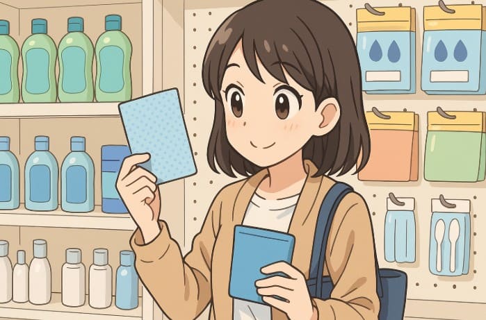 トラベル用ならセリアの洗剤シート