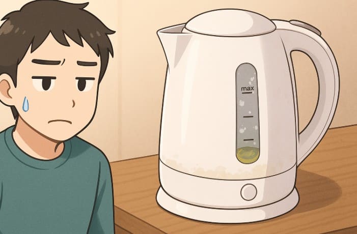 普段から電気ケトルを洗わないのはNG