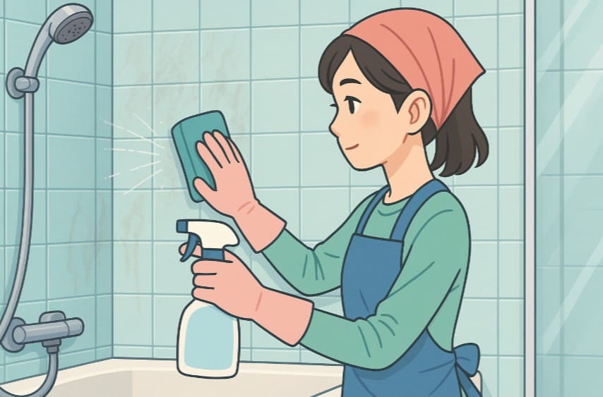 浴室や水回りの水垢を落とす洗剤