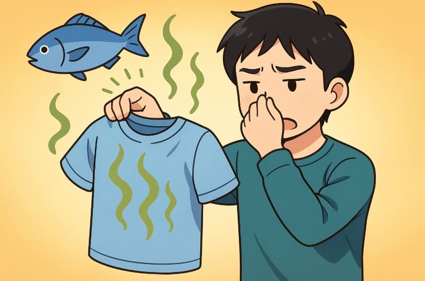 魚臭い服とオキシクリーンの相性