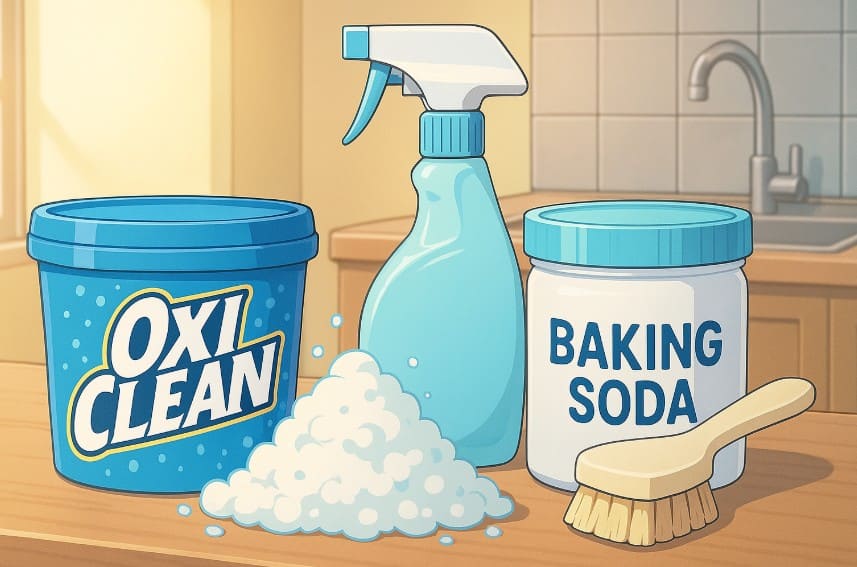 オキシクリーンと重曹の場所別掃除術