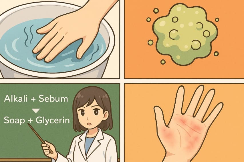 ぬるぬるの正体は？なぜ石鹸みたい？