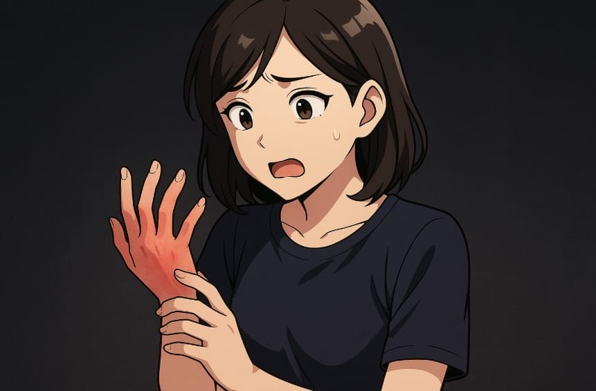 ひどい手荒れやヒリヒリの原因