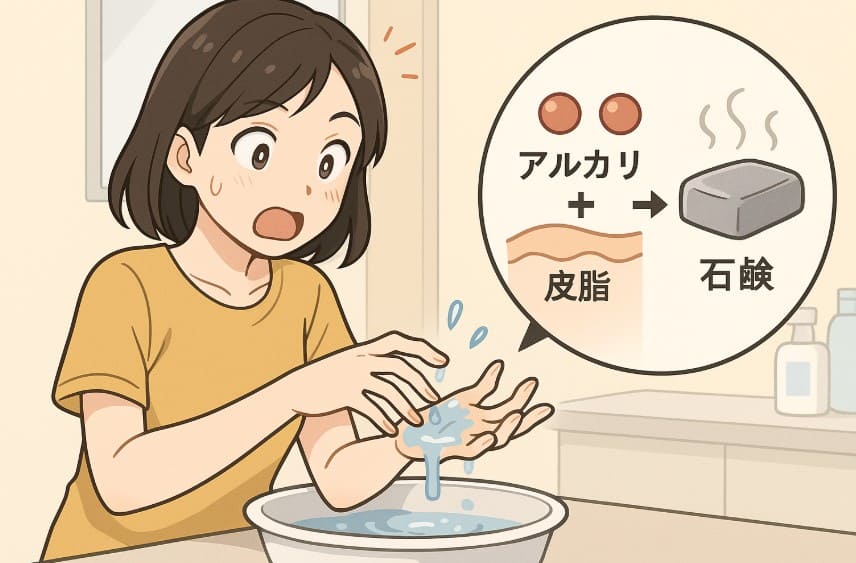 皮膚が溶ける？「鹸化」とは
