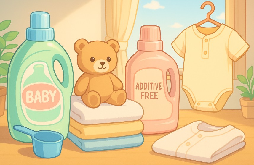 敏感肌や赤ちゃん用の無添加洗剤