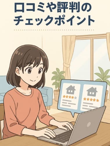 口コミや評判のチェックポイント