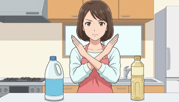 酢を匂い消しに使うのは厳禁